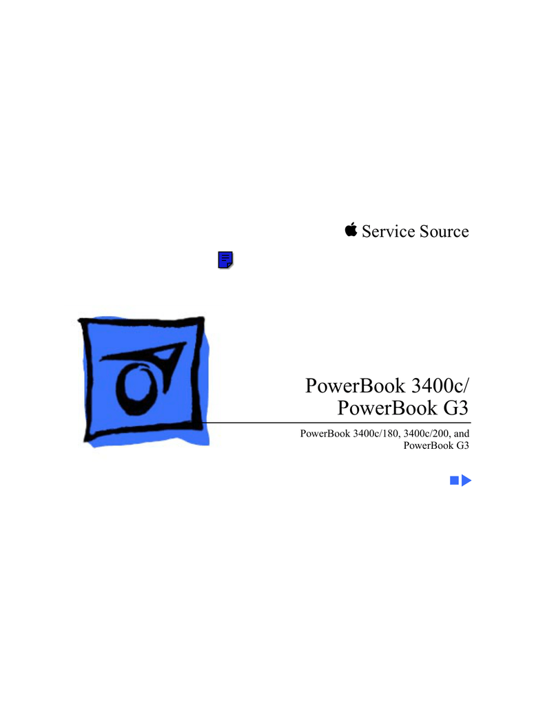 PowerBook 3400c/ PowerBook G3 | Manualzz
