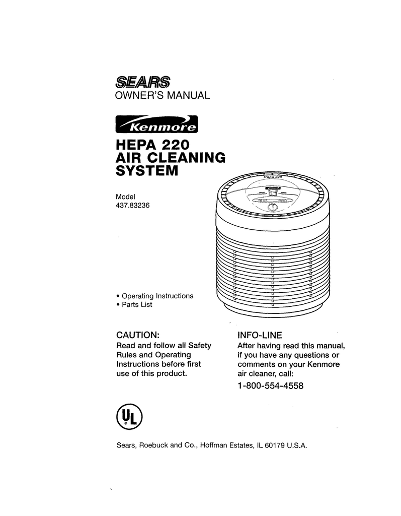 Kenmore hepa 220 2024 filter 83236