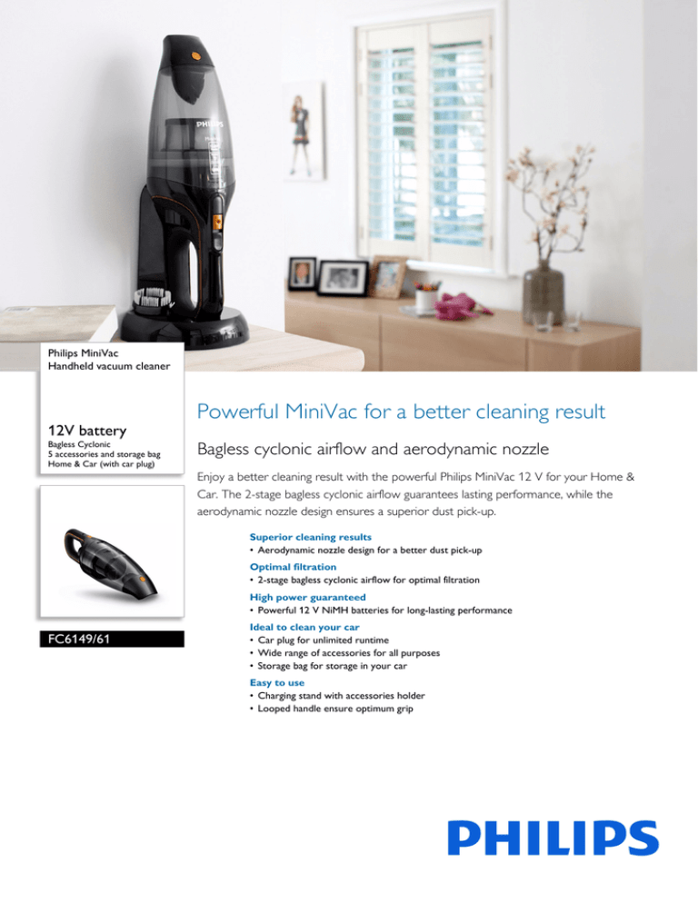 FC6149/61 Philips Handheld vacuum cleaner Manualzz
