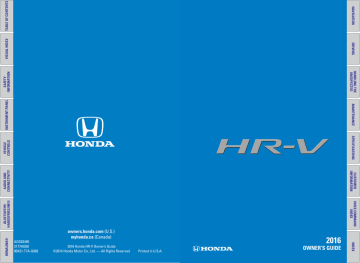 Honda HR-V 2016 Owner's Guide | Manualzz