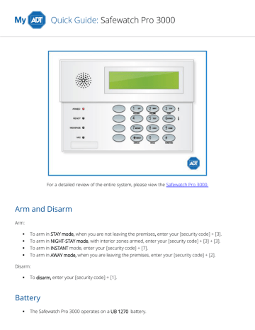 Safewatch Pro 3000en User Guide