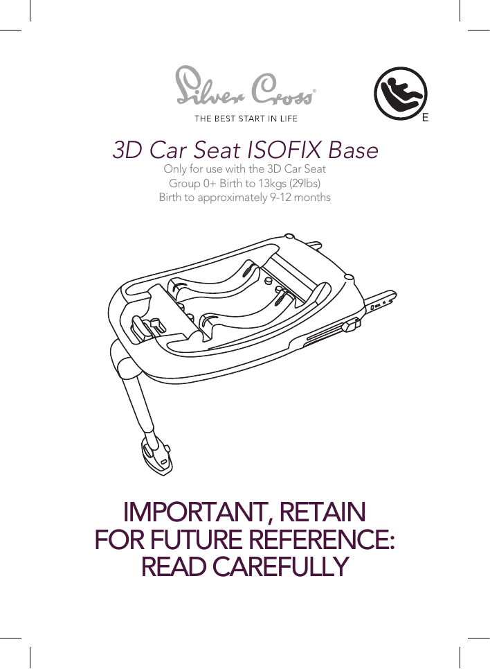 silver cross 3d isofix base