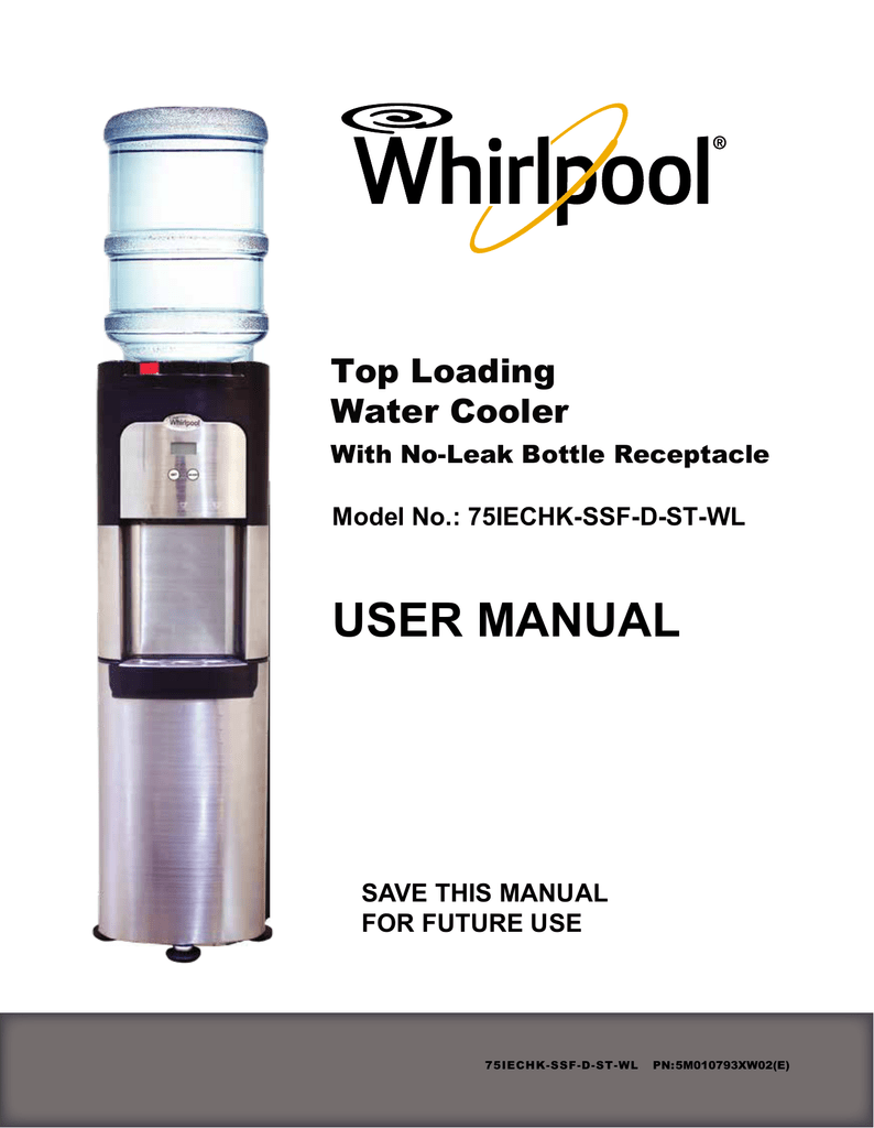 whirlpool hidden water bottle cooler