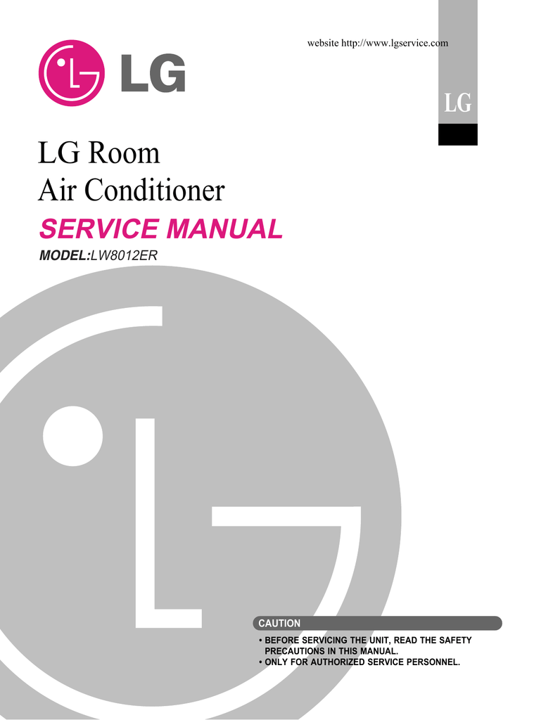 LG Room Air Conditioner | Manualzz