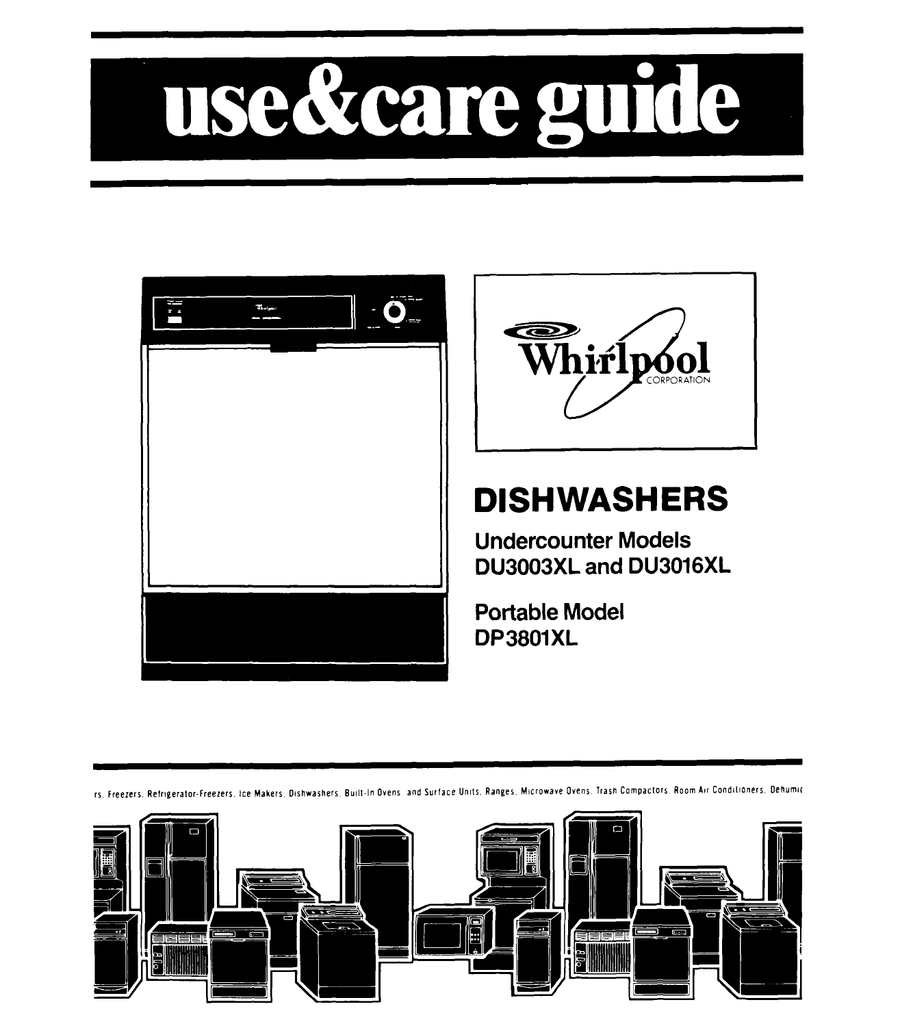 Whirlpool Dishwasher Repair Manual Manualzz