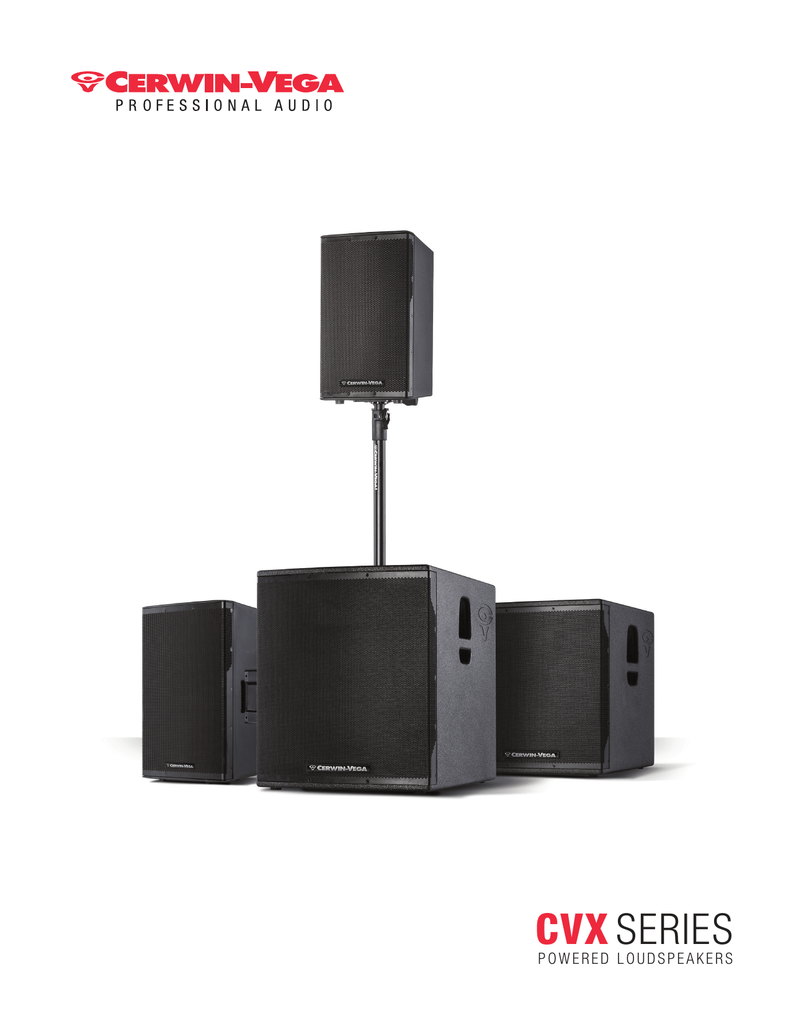 Cerwin-Vega CVX Series manual | Manualzz
