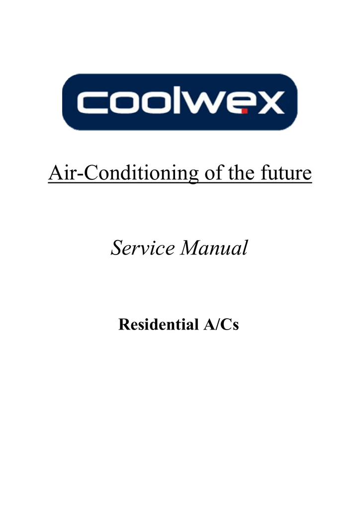 Air-Conditioning of the future Service Manual | Manualzz