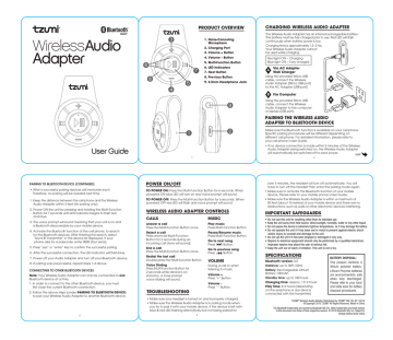 Tzumi probuds online manual