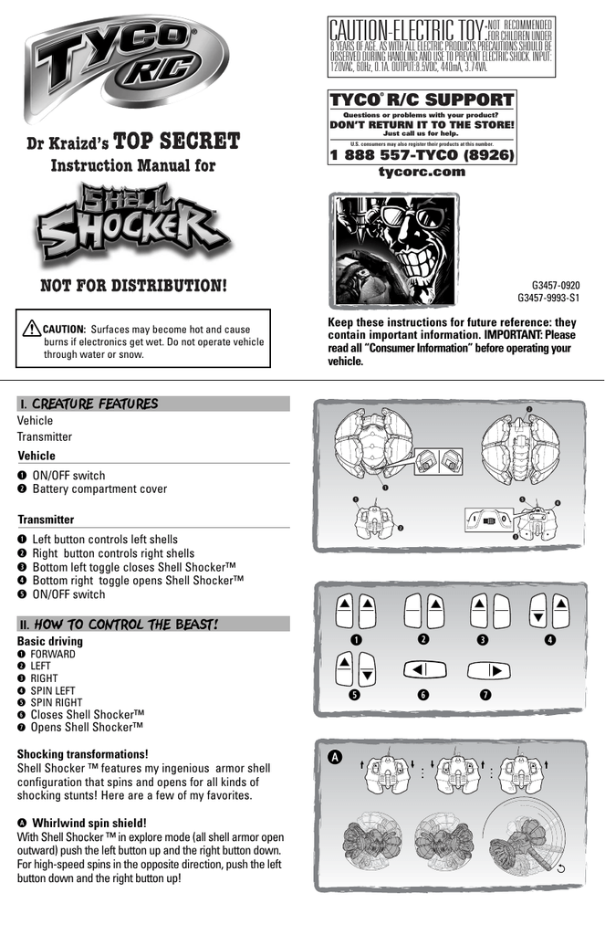 Mattel Shell Shocker Radio Control Assortment User Manual Manualzz