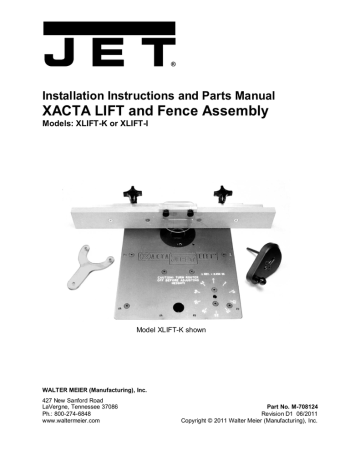 XACTA LIFT and Fence Assembly | Manualzz