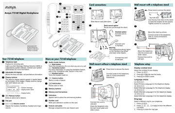 Avaya 7316E Digital Deskphone User Guide | Manualzz