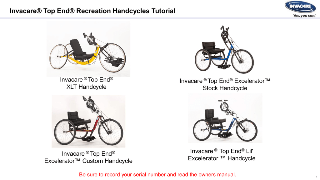 recreational handcycle