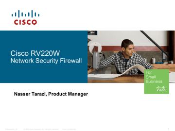 Cisco RV220W Network Security Firewall | Manualzz