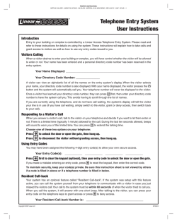 Linear AE-100 - Installation manual, User manual, User's manual
