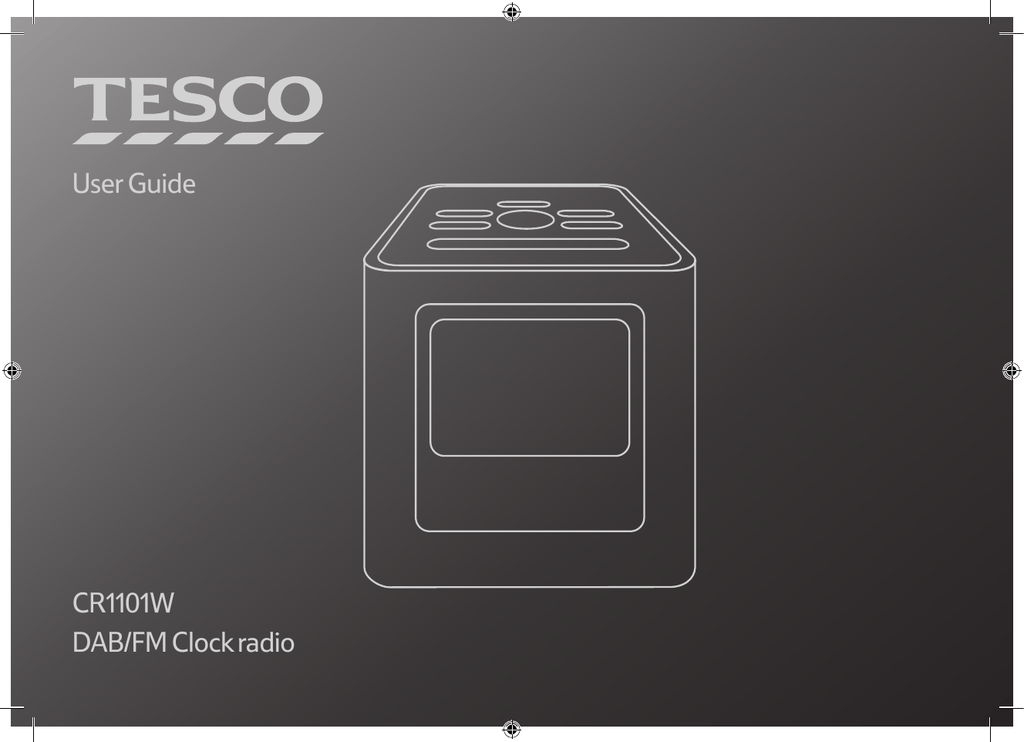 Tesco CR1101W DAB Radio Manual Manualzz