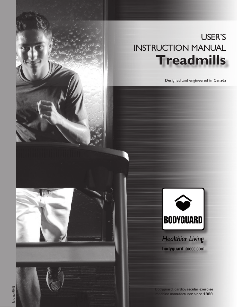 Bodyguard Treadmills Owner's Manual Manualzz