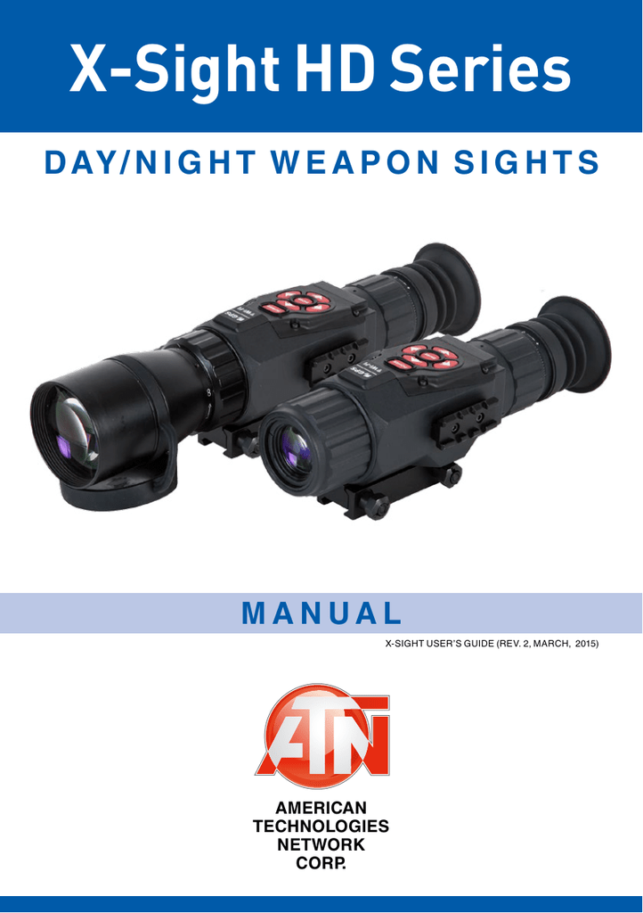 ATN XSight HD Series Manualzz