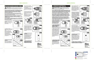 Irwin Door Lock Installation Kits Instruction manual | Manualzz