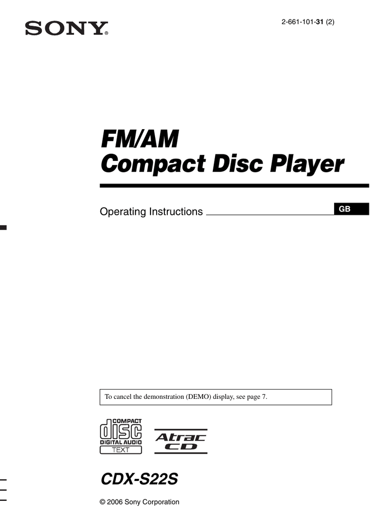 Sony Cdx S22s User Manual Manualzz - Sony Cdx R30m Wiring Diagram Sony Cdx S22s User Manual Manualzz - Sony Cdx R30m Wiring Diagram