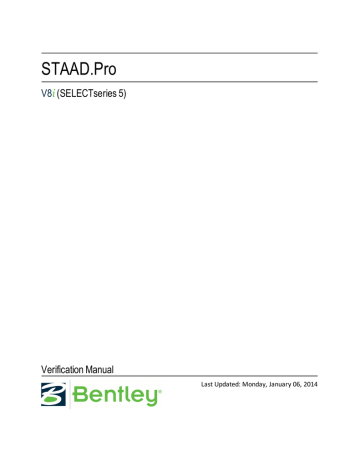 staad pro v8i examples manual pdf