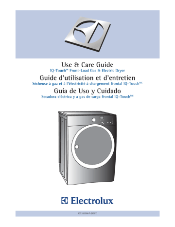 Electrolux Eimed55iiw Use And Care Manual | Manualzz