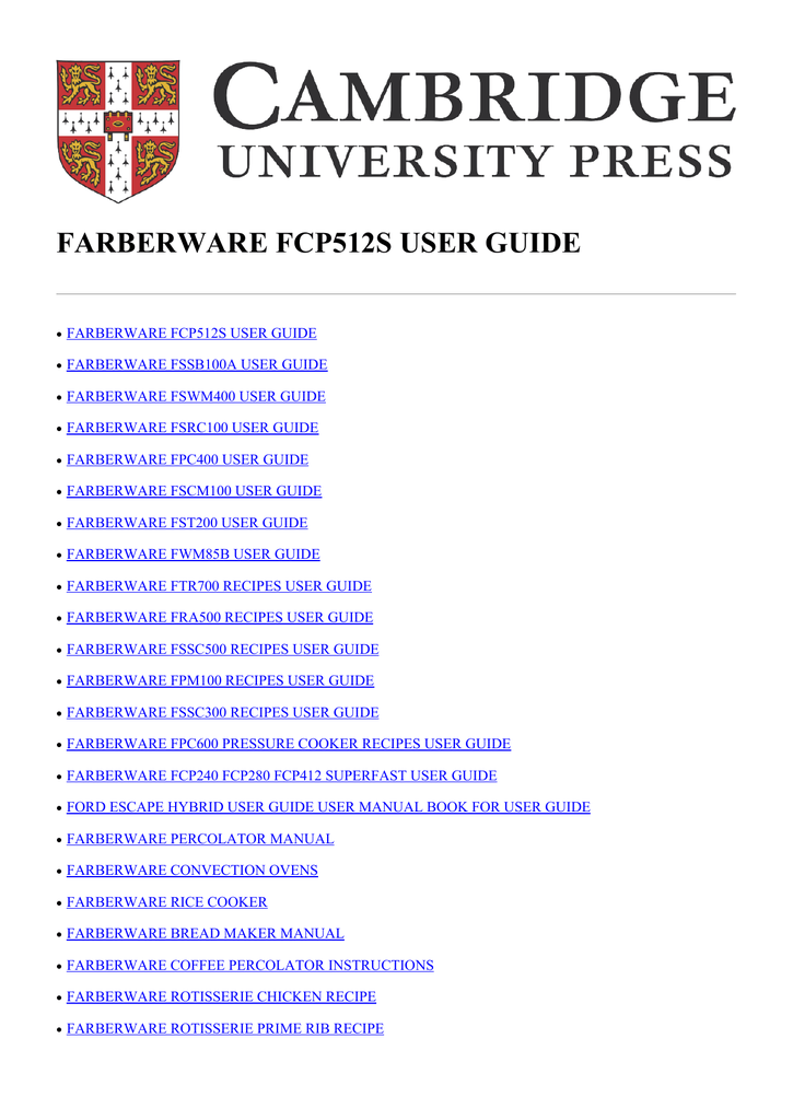 farberware fssc500