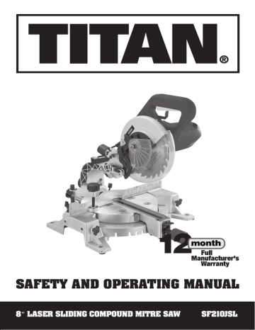 SaFetY And Operating ManuaL | Manualzz