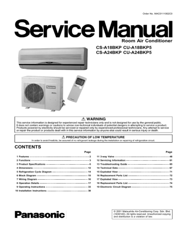 Room Air Conditioner Contents Manualzz