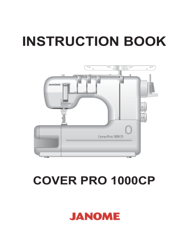 JANOME Cover Pro 1000CP Owner Manual | Manualzz