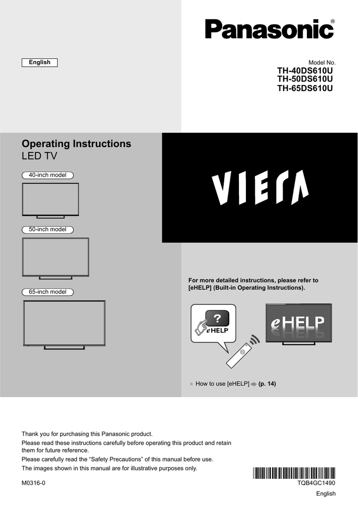 Operating Instructions LED TV | Manualzz