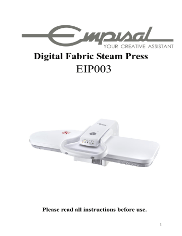 Empisal EIP003 Owner Manual | Manualzz