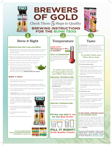 Fuze Bunn Tb3q Cokesolutions Manualzz