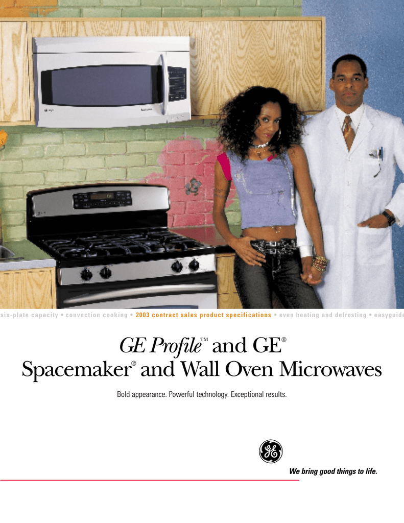 ge profile spacemaker microwave over the range