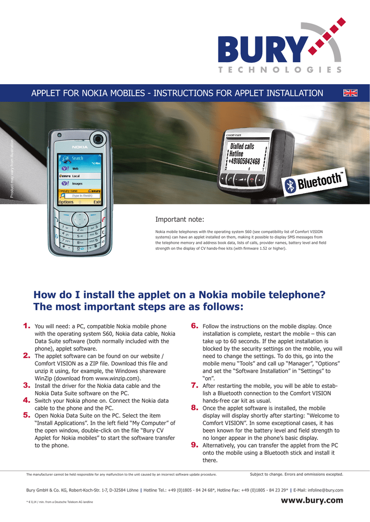 Bury CC 9060 Plus Owner's Manual | Manualzz