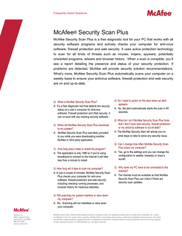mcafee internet security suite history slow