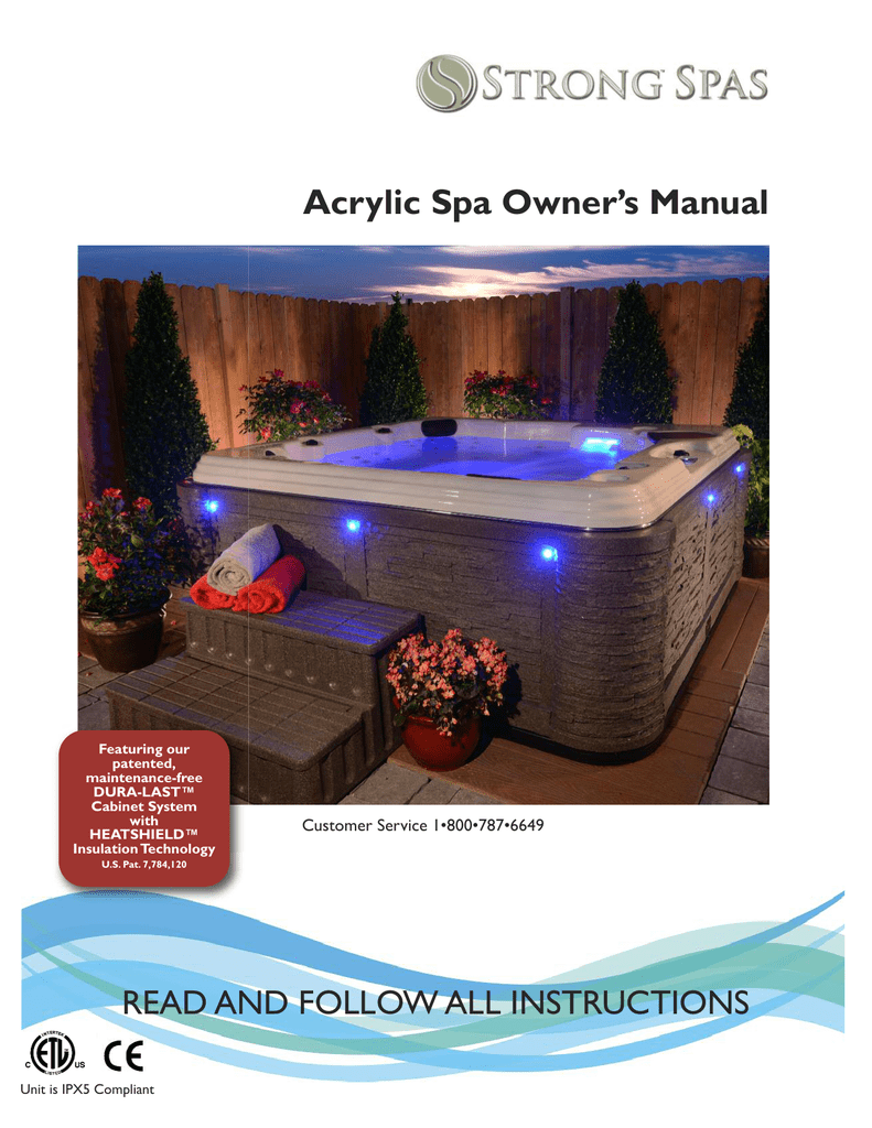 Strong Spas Manual