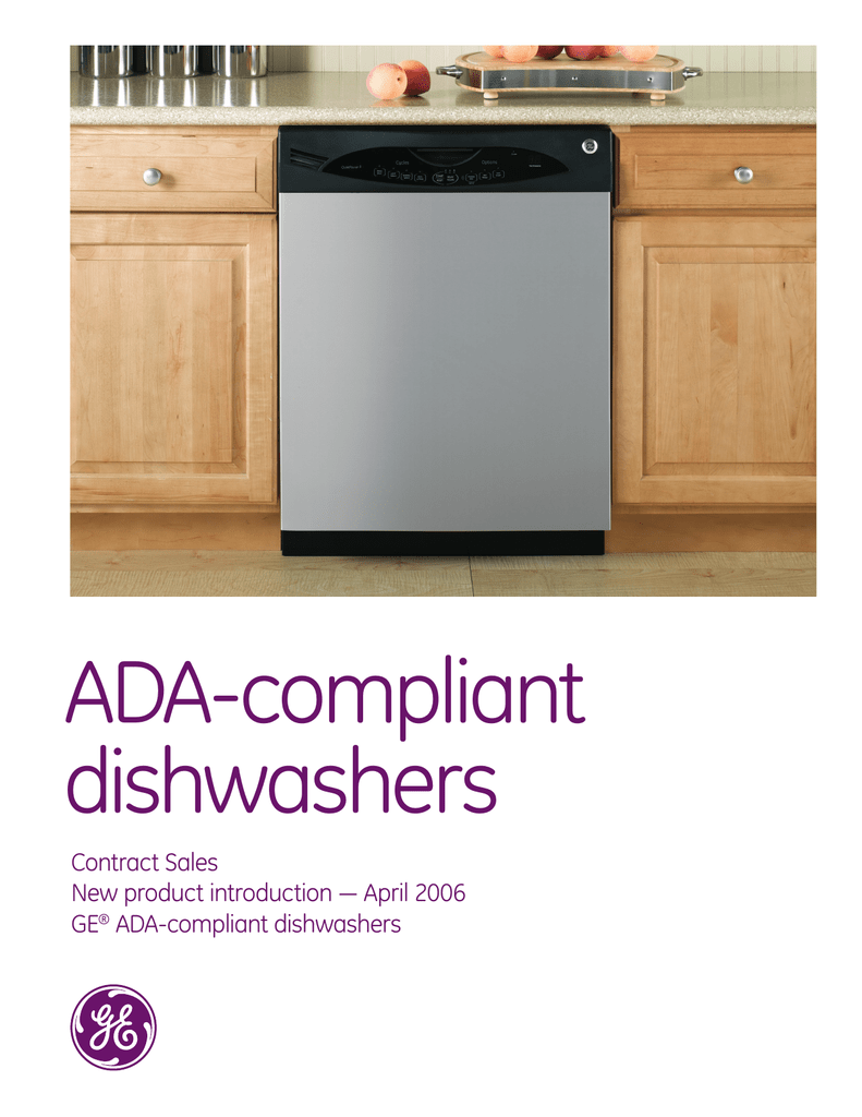 ge ada dishwasher
