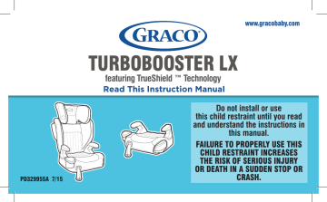 Graco car hotsell booster seat manual