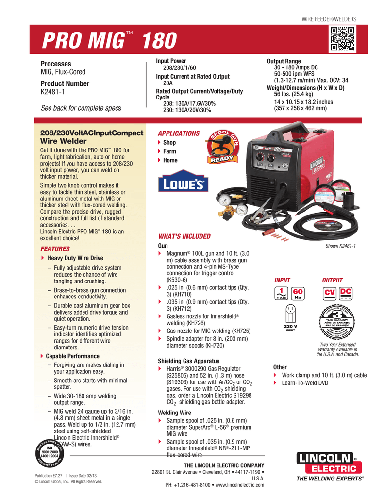 Lincoln Pro Mig 140 Manual