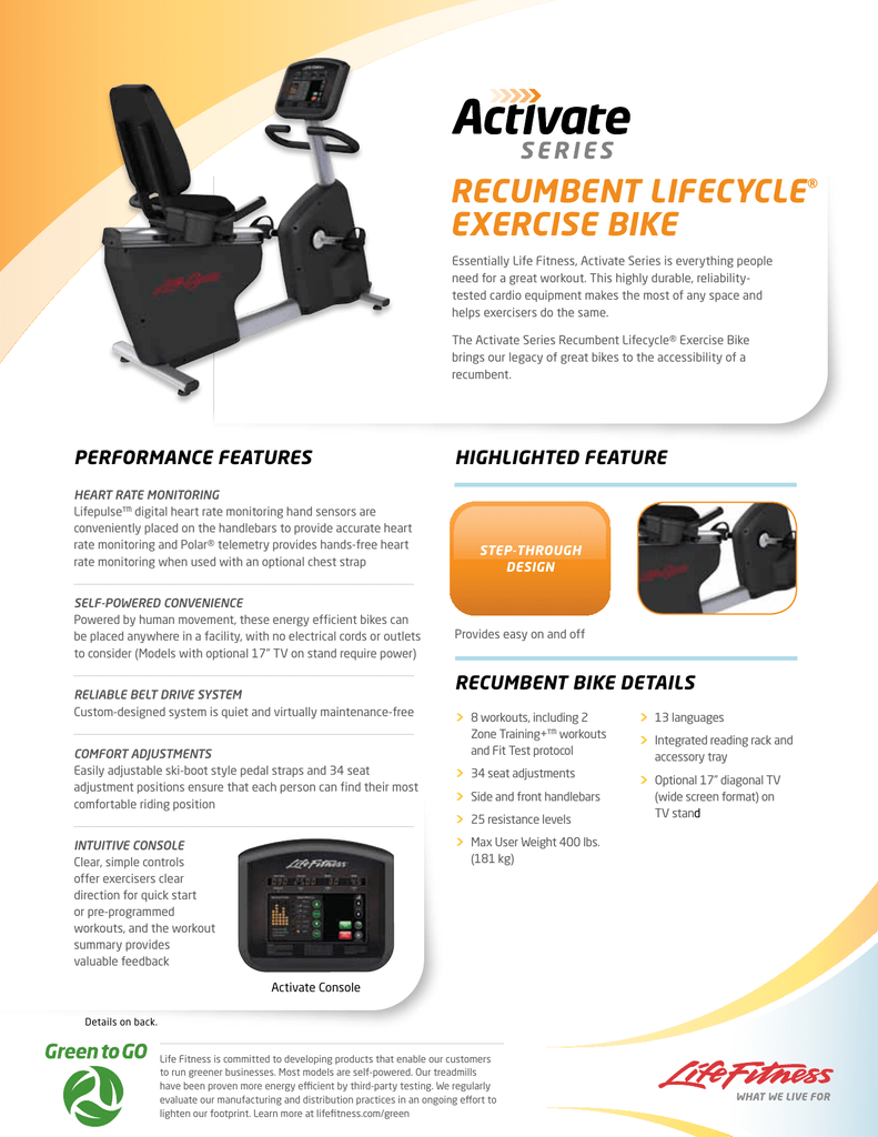 life fitness bike resistance levels