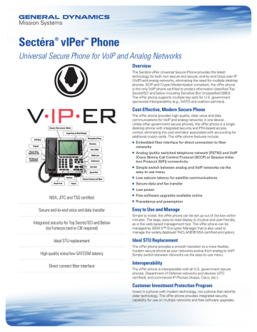 Sectera Viper Phone Manualzz