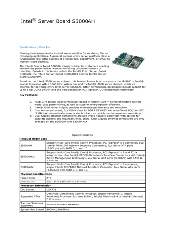 intel server board s3000ah bios download