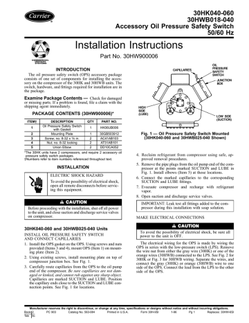 Installation Instructions | Manualzz