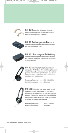 BA 90 Rechargeable Battery BA 151 