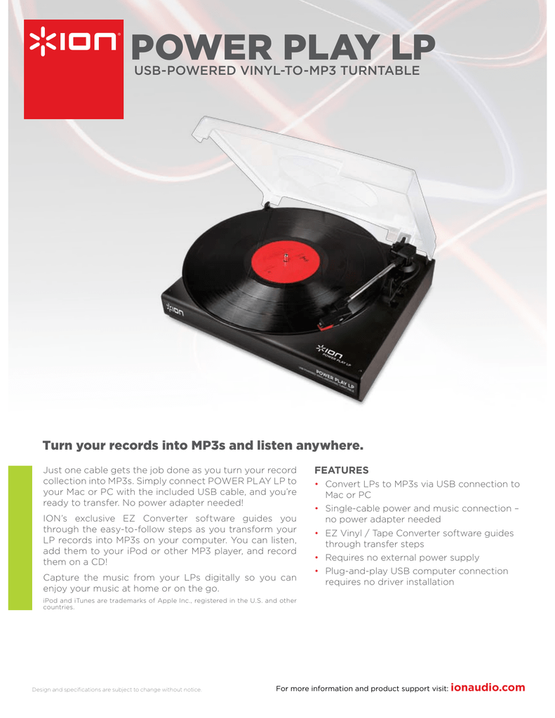 mp3 turntable playing software for mac