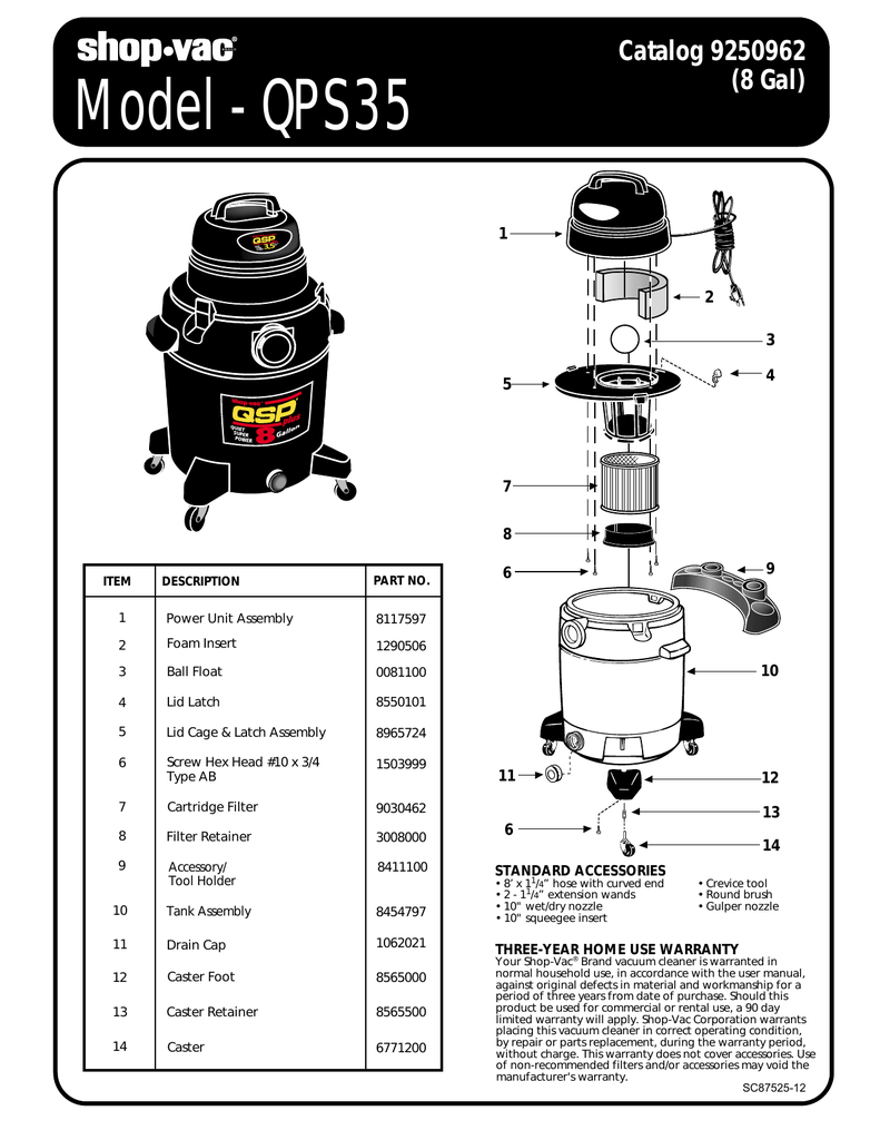 shop vac qps35