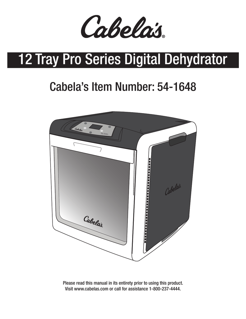 Cabela's Harvester Five-Tier Dehydrator Model #54-1365