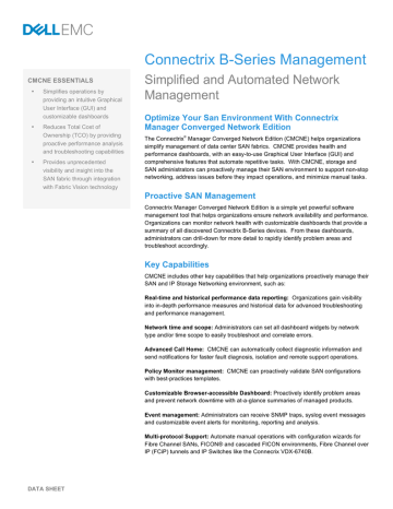 Connectrix B-Series Management | Manualzz