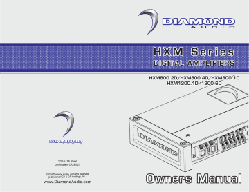 Hxm Amplifier Manualv5 Final Copy Manualzz