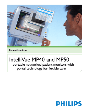 IntelliVue MP40 and MP50 | Manualzz